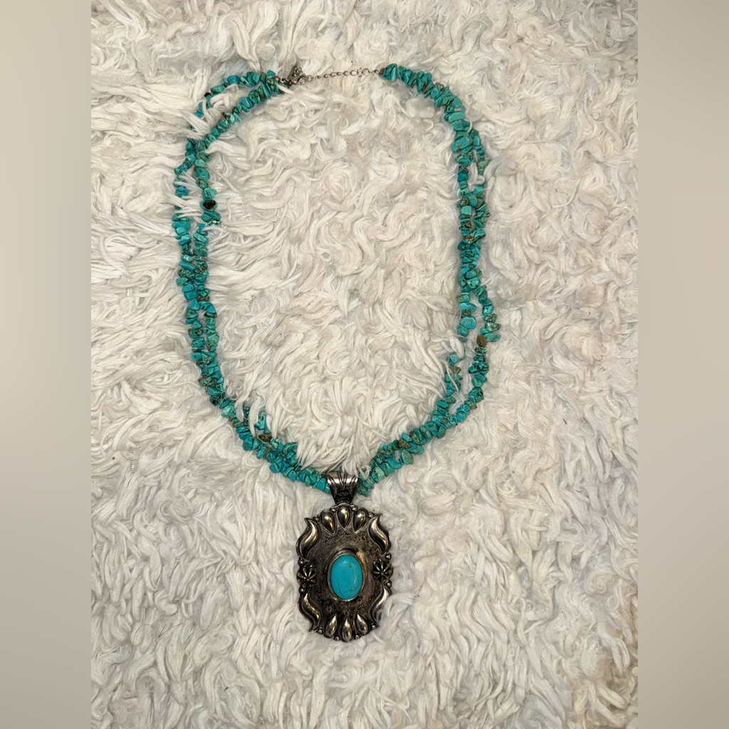 Shyanne Statement Necklace 14” Western Style